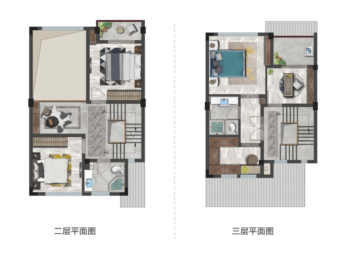 183㎡别墅户型2