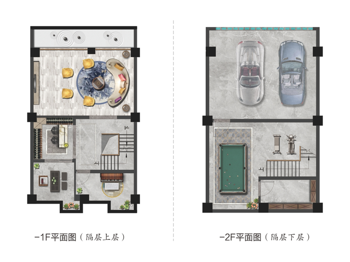 183㎡别墅户型3